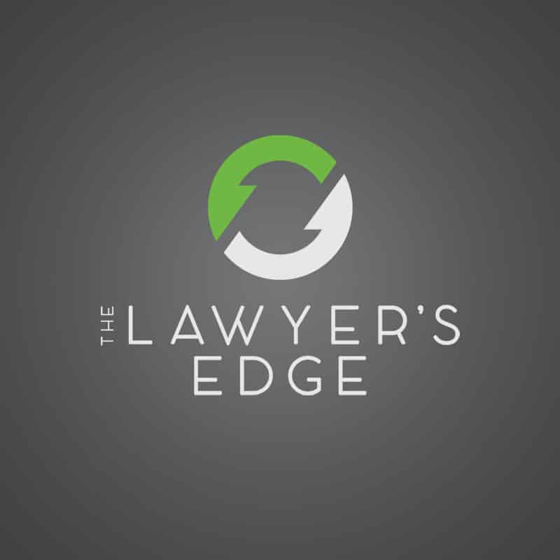 A logo design for The Lawyer's Edge.