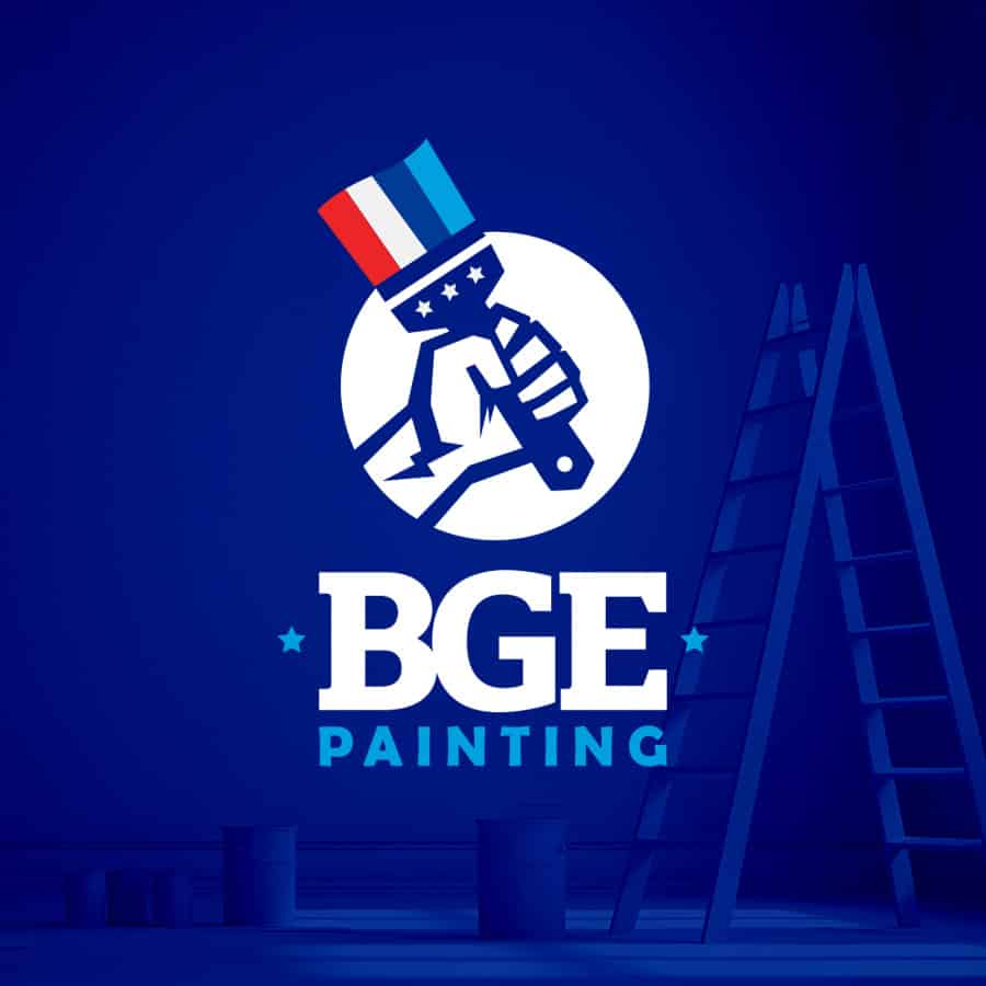A logo design and brand development for BGE Painting in Eldersburg, MD.