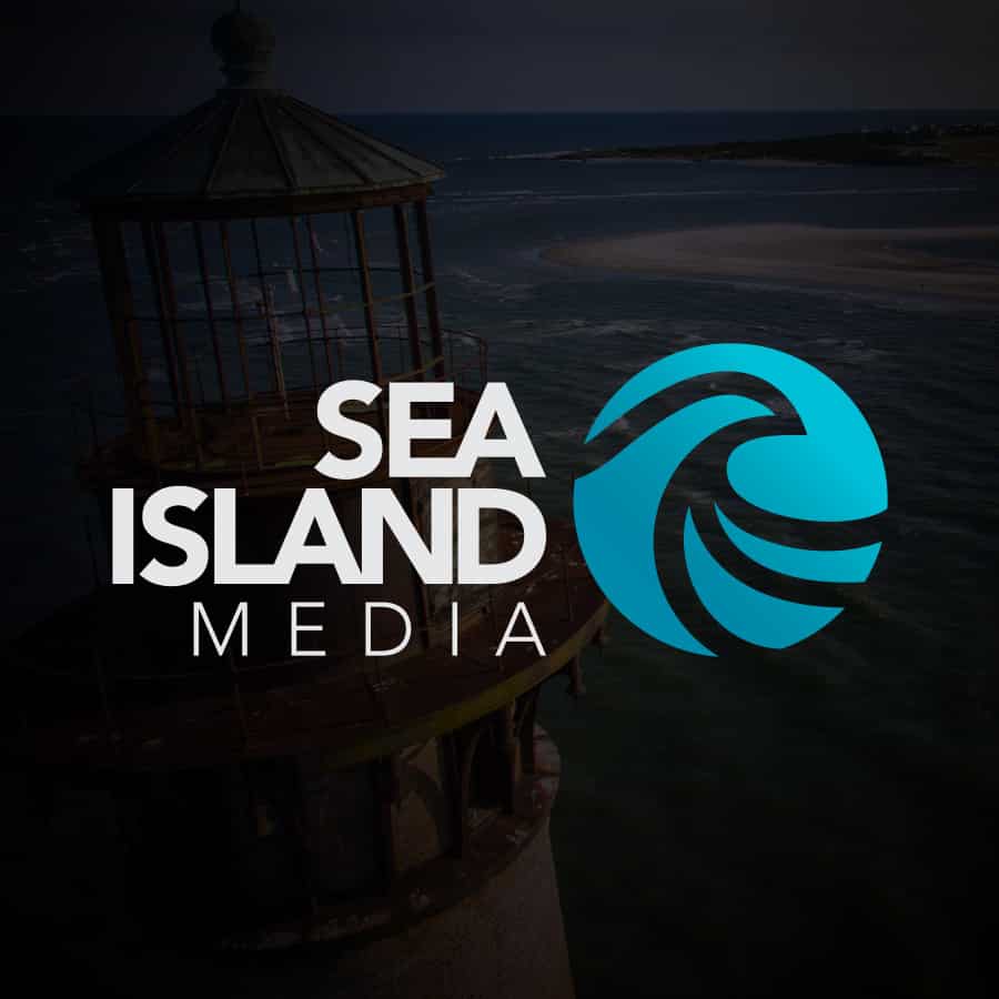 Logo design and branding for Sea Island Media—a Creative Digital Agency on Folly Beach, SC.